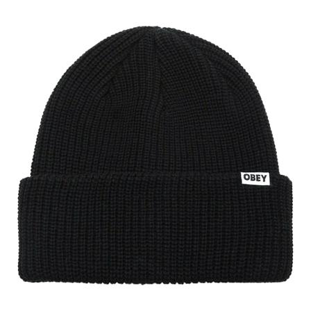 Obey Bold Organic Beanie , Zwart , Heren , Maat: ONE Size Hoeden
