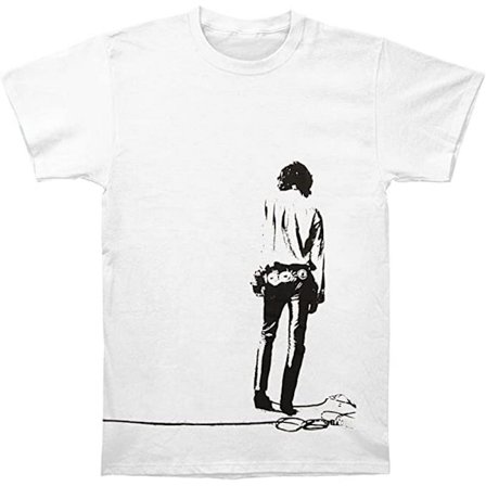 The Doors Unisex Adult Solitary Back Print T-Shirt XXL Vit