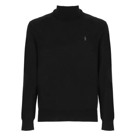 Ralph Lauren, Turtlenecks Zwart, Heren, Maat:S