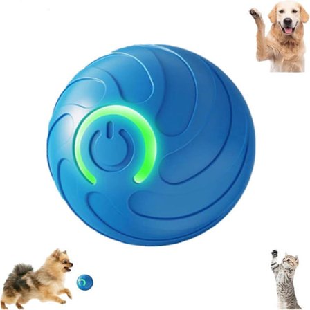 Interaktivt hundelegetøj Hundebolde Aktiveret automatisk rullebold til hvalpe Små mellemstore hunde Smart hoppende automatisk bevægende hoppende og 