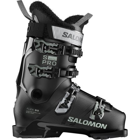 Salomon - Chaussures de ski All-Mountain femme S/pro Delta 90 - Black / Black / Clearly Aqua - 26/26.5