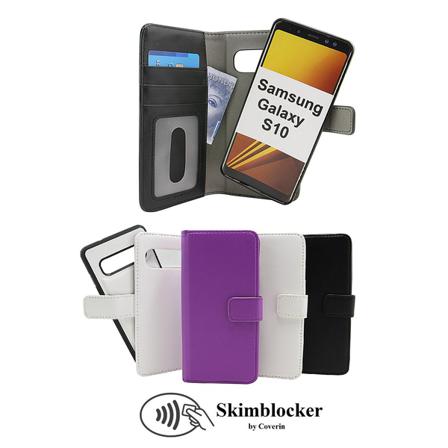 Skimblocker Magnet Wallet Samsung Galaxy S10 Svart