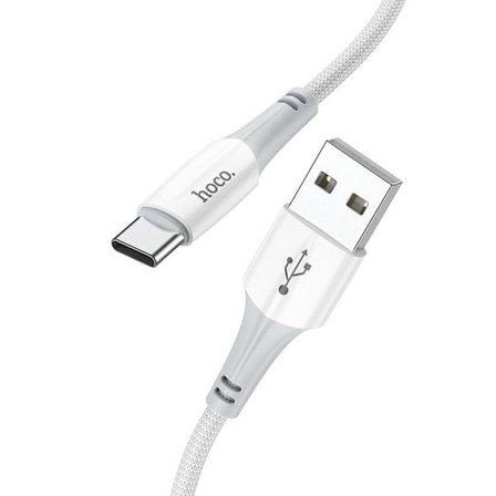 HOCO USB-A til USB-C Kabel 1m 3A X70 - Hvid