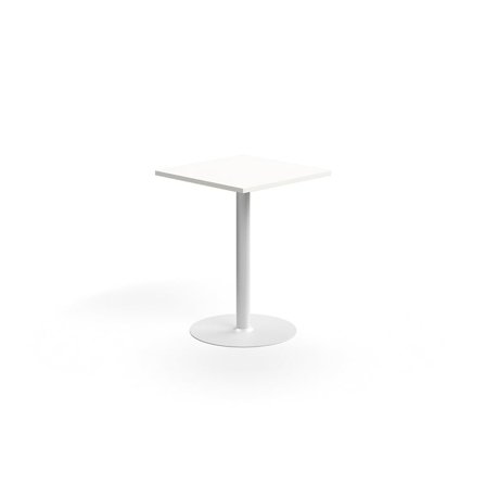 Bar table VERTICUS, 700x700x900 mm, white