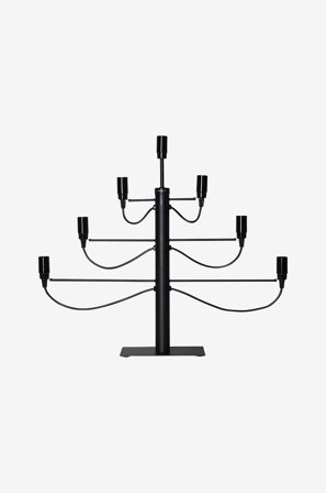 Star Trading - El-lysestage Milano - Sort - Adventslysestager - Fra Homeroom