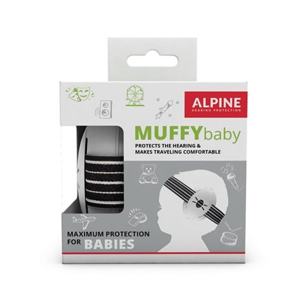 Alpine Hearing Protection Høreværn Muffy Baby Baby Black, Tøj & Bolig, Ører, Ørepropper