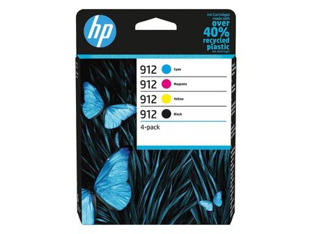 HP Bläckpatron 6ZC74AE 912 CMYK 4/fp - Lyreco - Toner och bläck - Bläckpatroner - Bläckpatroner HP