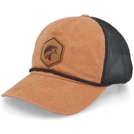 Skillfish - Bass Fish Patch 939 Bachelor Toast/Black/Black Trucker Brown Cap - @ Hatstore