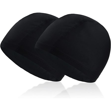 2 stk. Svømmehette Basseng Svømming for Voksne Svømmehette Myk Polyester Fa