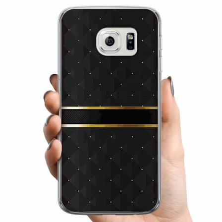 Samsung Galaxy S6 Edge Tpu Mobilskal Golden Stripes
