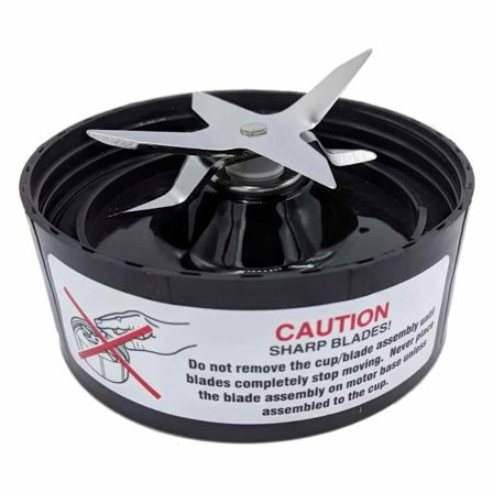 Erstatningsblenderkniv for NutriBullet, kryss-ekstraktorkniv kompatibel med NutriBullet blender-modeller 1200W Lean og Select, rustfritt stål