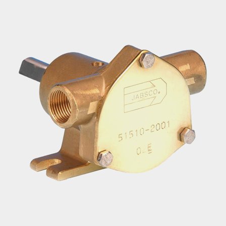 Pompa acqua di raffreddamento Jabsco 51510-2001, a cinghia, G 3/8" (BSP)