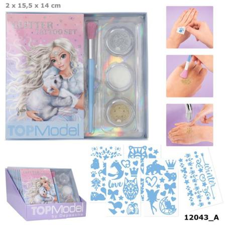 Leksaker Glitter Tattoo Set Tatueringar Ice World 2022