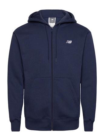 Sport Essentials Logo Fleece Full Zip Sport Sport Clothing Sport Sweat-shirts & Hoodies Sport Hoodies Navy New Balance