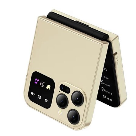 A50 Pro Flip Telefon Dual SIM-kort GSM Automatisk Opkaldsoptagelse 2,4 Tommer Skærm Foldbare Mobiltelefoner