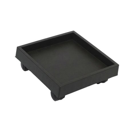 Kruka med hjul, rullande växtställning blomkrukeflyttare planteringsvagn för däck vas trädgårdsarbete inomhus utomhus vardagsrum