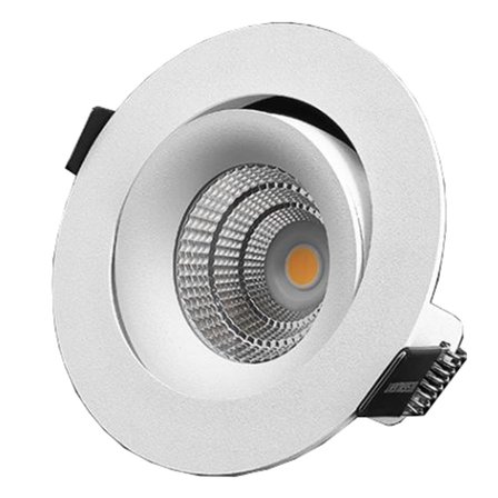 Designlight P-1603527 Downlight 7 W, stillbar, hvit 2700 K, Belysning