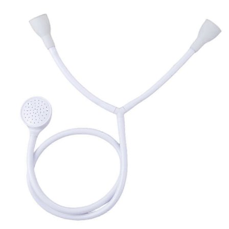 Dobbelttrykk på badekar-dusjhode med slange - Frisørsjampo-spray og kjæledyrrensesett - Kran-sprøytefeste