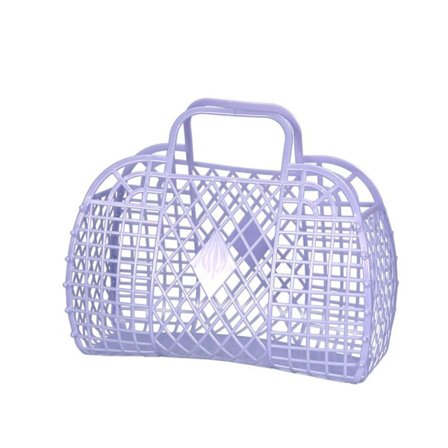 Hul kurv Plast opbevaringskurv LILLA