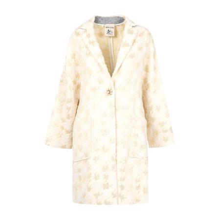 Semicouture Coats Hvid, Dame Uldfrakker