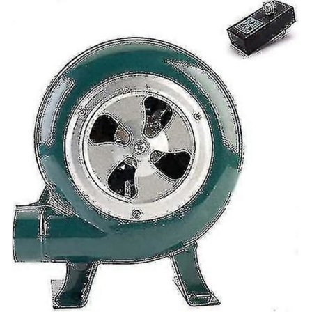 220v Elektrisk Smedje Esse Blæser - Med Regulator - Grill Pejs Ventilator - Centrifugal Grill Blæser, 60w n