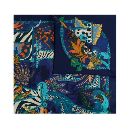 Salvatore Ferragamo, Silk scarf Zwart, Dames, Maat:ONE Size