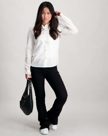 Creamie Blouse Woven Kremowy Topy i bluzki Dziewczyna - Kids Brand Store