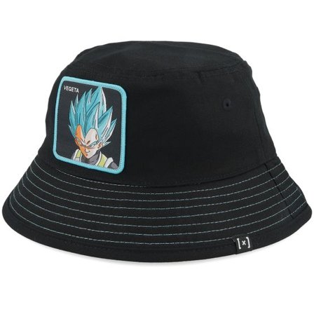 Capslab - Svart bucket Hatt - Dragon Ball Vegeta Hat Black Bucket @ Hatstore