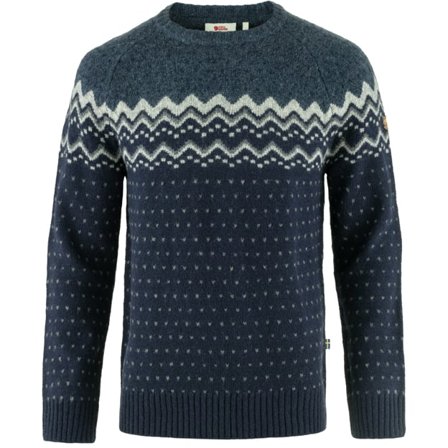 Fjällräven Övik Knit Pull XXL - male - Dark Navy-Mountain Blue - Pulls & knitwear