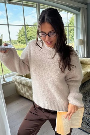 Ida Pullover Beige L/XL