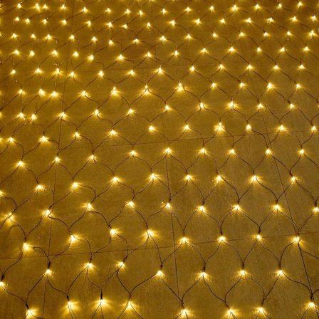 LED Lyskæde 6x4m 540 LED Net Lys 8 Tilstande Gardinlys med Stik til Halloween Bryllupsfest