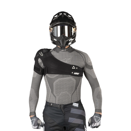 Schulterschützer Leatt HÖGER Schwarz S/M