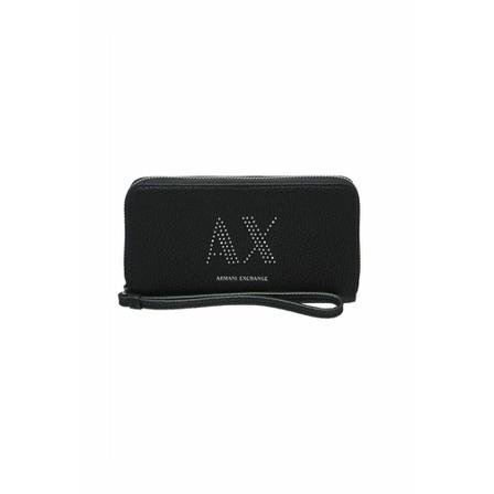 Armani Exchange Bags Sort, Dame Punge og Kortholder, Størrelse: ONE Size