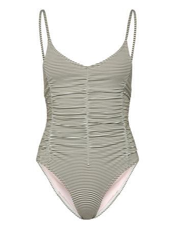 Fendra Gathered Bea Swimsuit Green Becksöndergaard