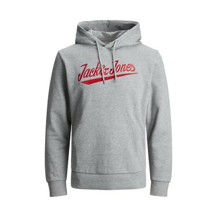 Jack & Jones, Sweatshirt Embroidery Grijs, Heren, Maat:L
