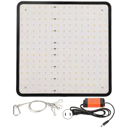 LED Vækstlys Panel Quad Band 6 Lysfarver Ultratynd Grøntsag Hængende Vækstlampe AC180?240V CN Stik