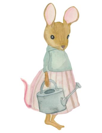 Hanna The Gardener Home Kids Decor Wall Stickers Animals Multi/mønstret That's Mine*Betinget Tilbud
