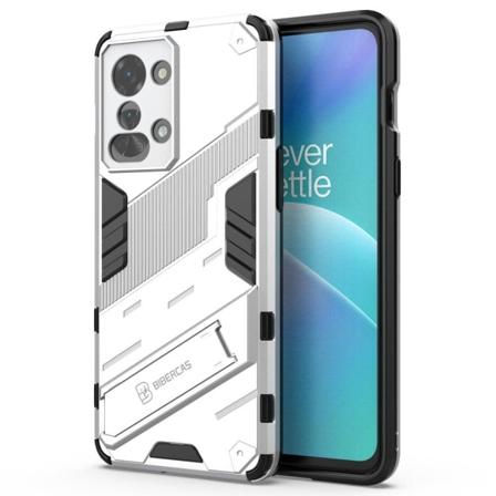 Shockproof Hybrid Suojakuori With A Modern Touch For OnePlus Nord 2t - Hopea Silver grey