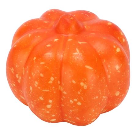 Kunstig græskar mini plast orange farve græskar ornament til DIY håndværk projekter køkken fest dekoration