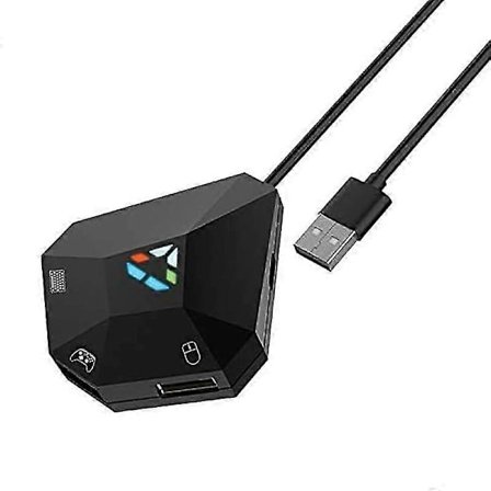 Mus og tastatur konverter, USB-forbindelse, tastatur- og museadapter til , PS3, , , NS Switch