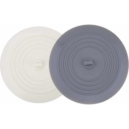 Badewannenst??psel, 15,2 cm, gro??er Silikon-Ablassstopfen, Haarstopfen, flache Saugabdeckung für Küche, Badezimmer