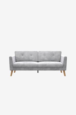 CosmoLiving by Cosmopolitan - Sofa 3-seters sofa Gloria - Grå - 3-seters sofaer - Fra Homeroom