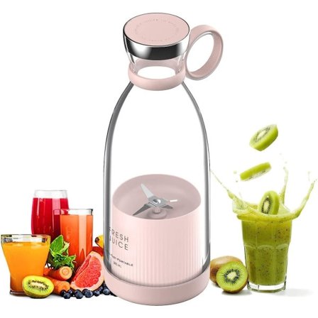 Bærbar Blender, Personlig Mini Juice Blender, USB Smoothie Blender