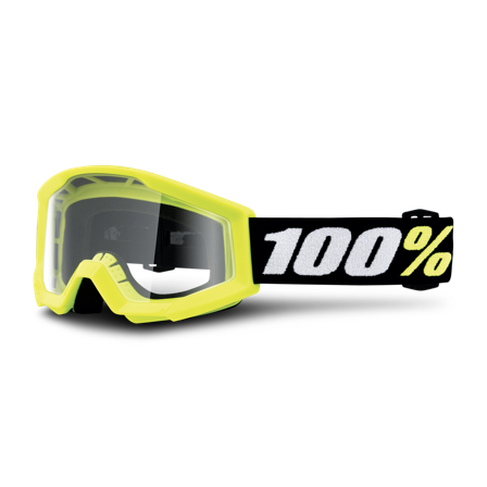 100% Strata Mini Crossglasögon Barn Lins Gul