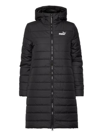 Ess Hooded Padded Coat Fôret Kåpe Svart PUMA