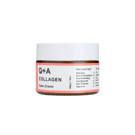 Q+A Collagen Face Cream Dagcreme Unisex Rosa 50 ML