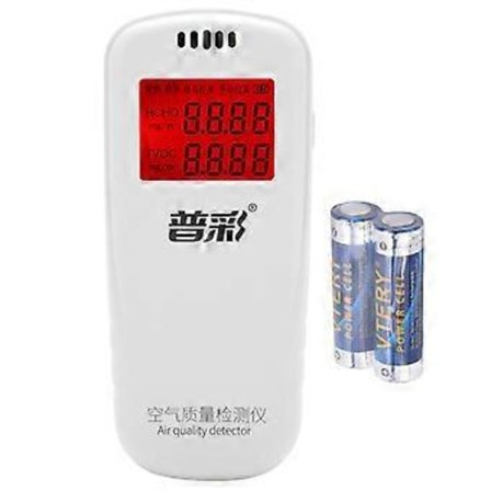 Formaldehyd Detektor Formaldehyd Monitor Luftkvalitetsmåler Tester for Innendørs Hjem