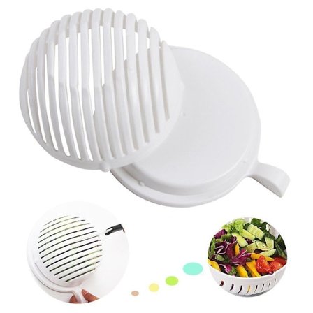 Salaattileikkuri kulho Hedelmä- ja vihannespesuri Viipaloija Aterianvalmistus 60 sekunnin tarjoilija