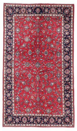 Bloemen Klein Keshan Fine Vloerkleed 134X232 Wol