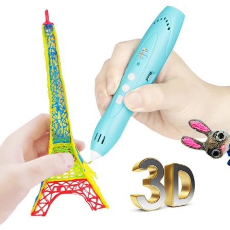 3D-kynä lapsille 4-vuotiaasta alkaen, 3D-tulostuskynä 3D-ajattelun harjoitteluun